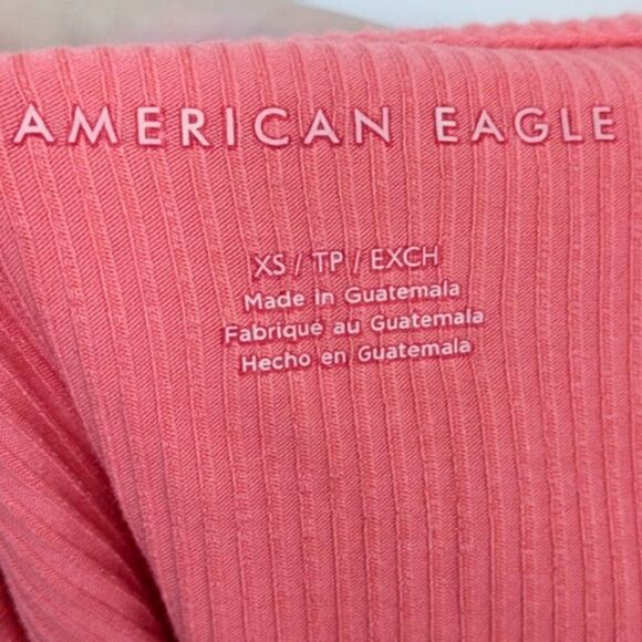 American Eagle Outfitters Coral pink Tank top size XS - Picture 3 of 3